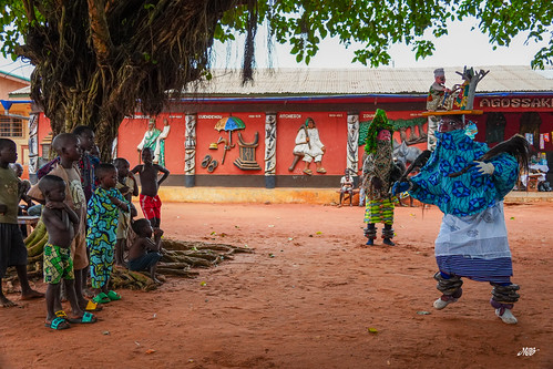 Gelede masked dance