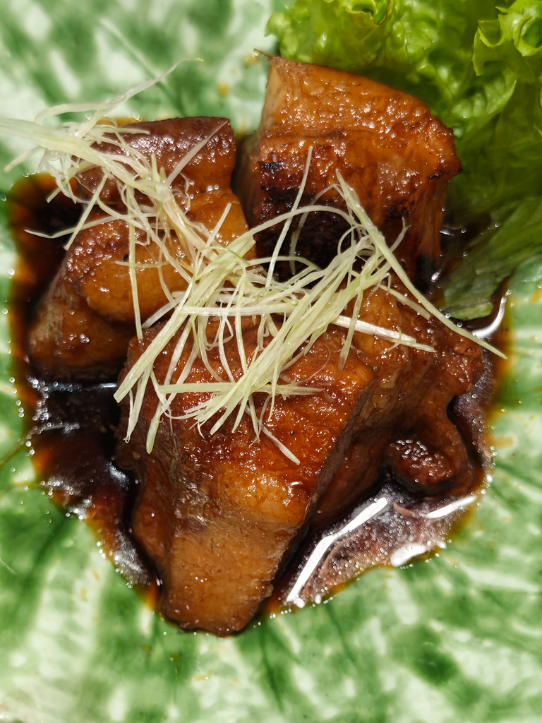 炙烤豚角煮套餐 Yaki Kakuni setto rm$22 & Chawanmushi rm$2 @ 新壽司 Shin Zushi USJ10