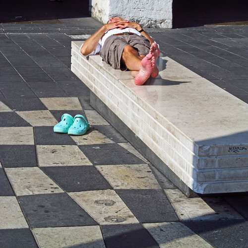 stone cold nap... Nice, France | by al-ien
