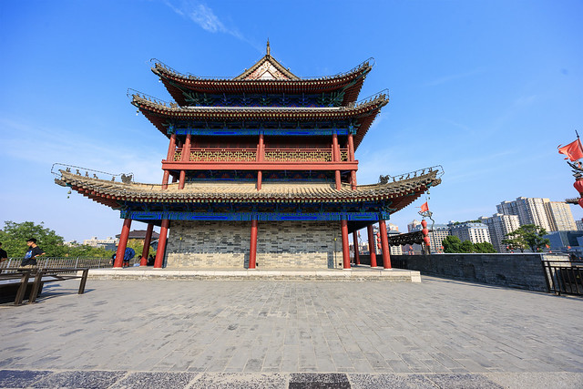 Xi'an travel photography featuring the City Wall, Drum and Bell Towers, and the Terracotta Army - Xi'an City Wall
