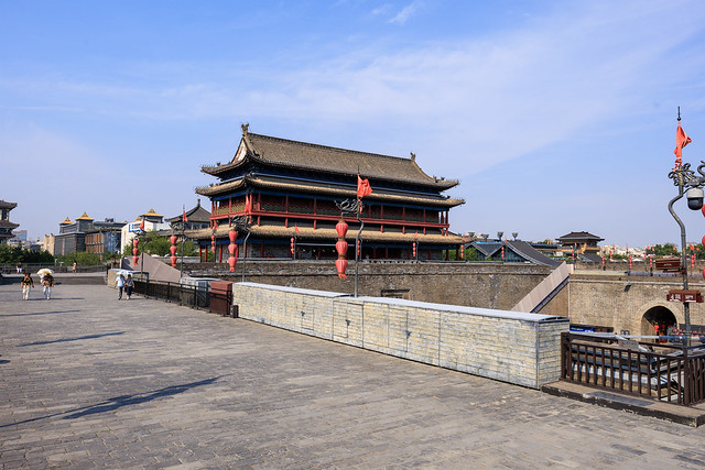 Xi'an travel photography featuring the City Wall, Drum and Bell Towers, and the Terracotta Army - Xi'an City Wall