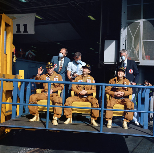 Skylab 3 Astronauts Back on Earth