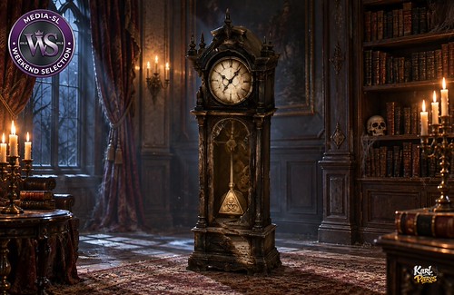 Plague Pendulum Clock – Gothic Halloween Decor | by mediasl_feed