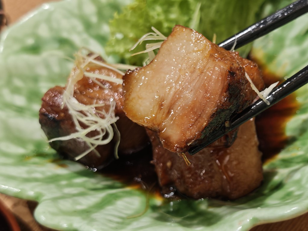 炙烤豚角煮套餐 Yaki Kakuni setto rm$22 @ 新壽司 Shin Zushi USJ10