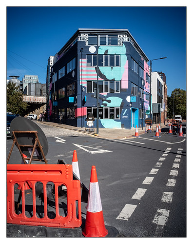 Colourful building.