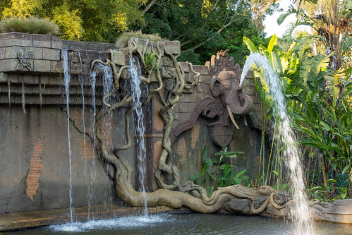 Water feature at Elephant area