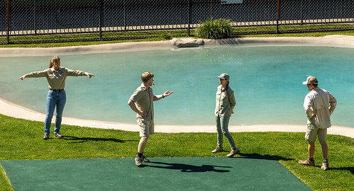 Irwin family at the Crocoseum