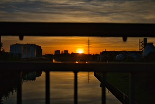 Flickr photo: Sonnenuntergang am Kanal