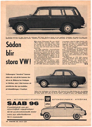 Sådan blir stora VW!, Teknik för alla nr 7, 1961