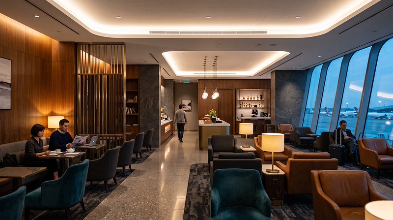 An Airport Lounge