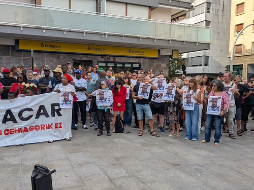 Babacar Welleren hilketaren harira, manifestazioa. Hondarribia (2026-09-29)