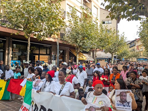 Babacar Welleren hilketaren harira, manifestazioa. Hondarribia (2026-09-29)