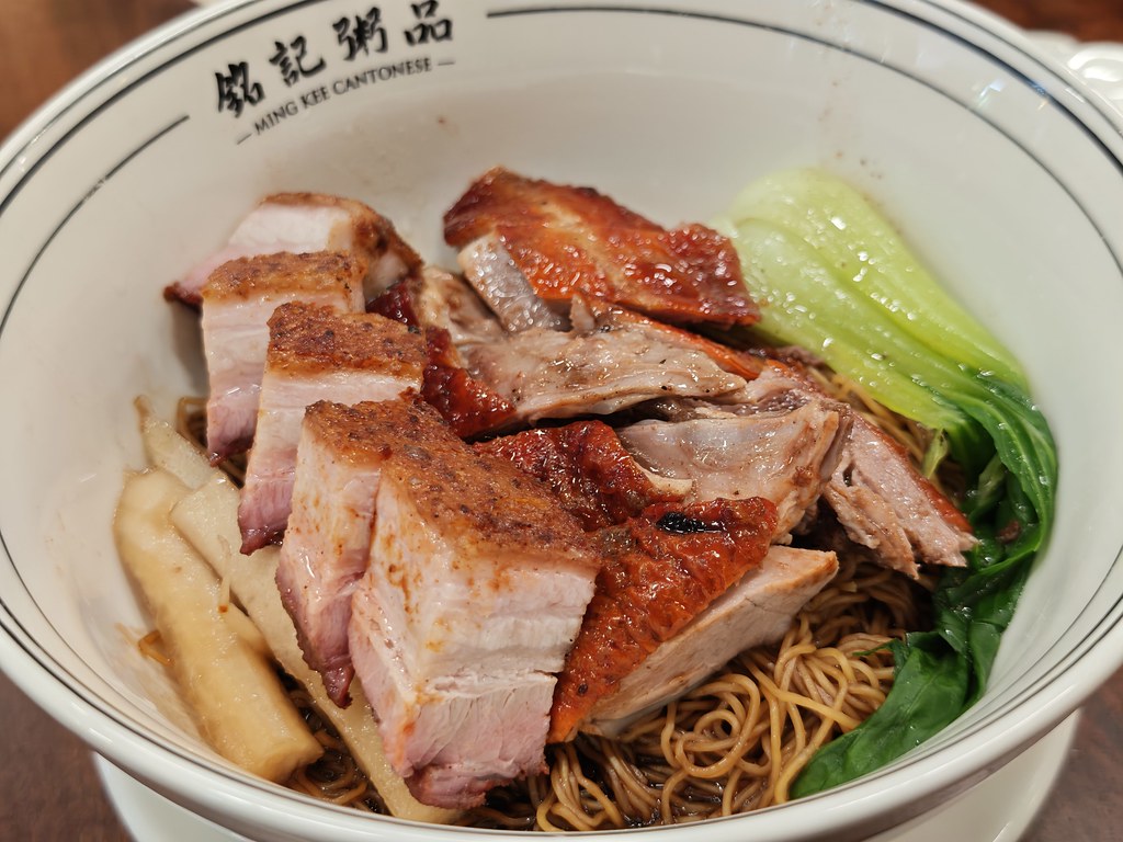 燒鴨燒肉飯 Roasted Duck & Roasted Pork Combo Rice rm$17.90 @ 銘記粥品 Ming Kee Cantonese USJ Taipan
