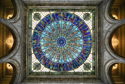 Cúpula acristalada del Palacete Albéniz - Barcelona