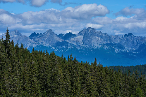 Tatras vue depuis Basse Tatras (Tatry-pohlad z Nizkych Tatier)❤️