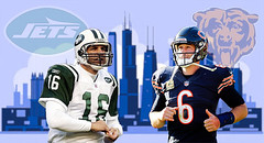 Bears vs Jets - We are definitely assured we will not see this QB matchup - Vinnie Testaverde vs Jay Cutler u2026 thank the Almighty