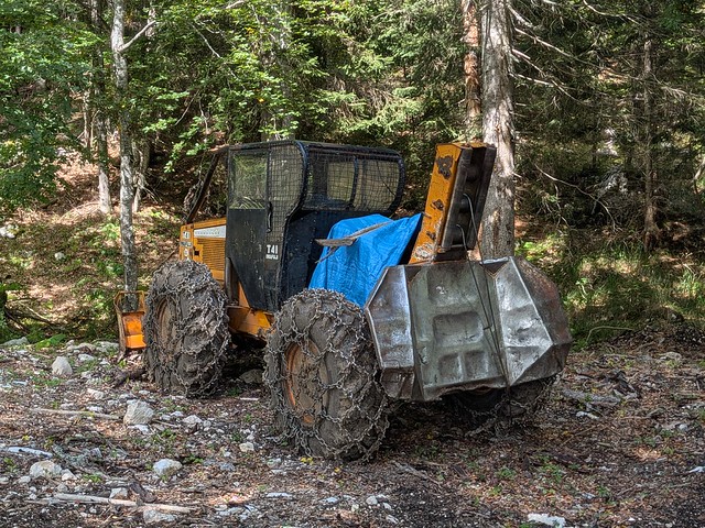 Logging Skidder- Vogar Blato Walk - Stara Fuzina, Bohinj, Slovenia