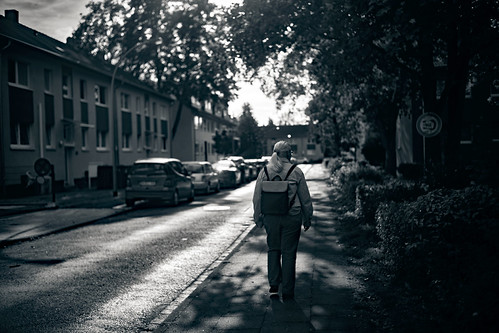 autumn light on home town