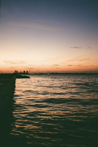 Sea sunset