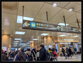 Naar het perron van de Shinkansen