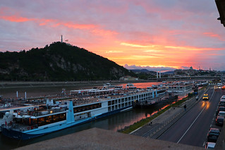 Flickr photo: Sunset on the Danube,Budapest,Hungary.