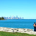 Admiring the Chicago Skyline