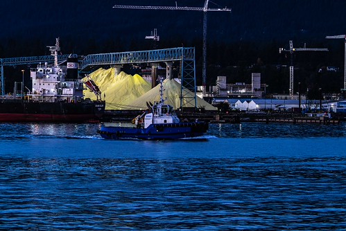 Blue Hour at the Port - Vancouver