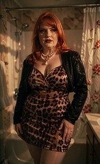 Sexy cougar look