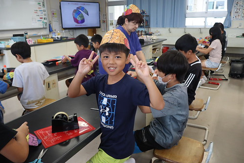 Outreach Class at Nago Elementary School in Nago City