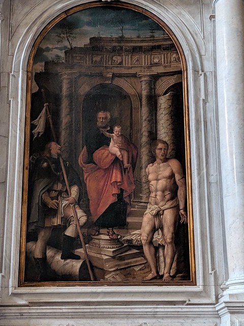 "Saint Joseph with the Christ Child and Saints Roch and Sebastian" - Cathedral of Santa Maria Assunta (Duomo di Cividale del Friuli) - Cividale del Friuli, Italy