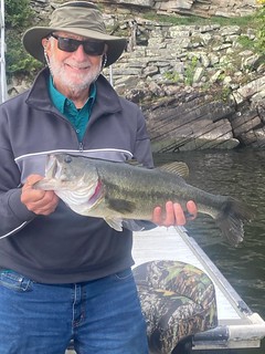 Man holding a fish
