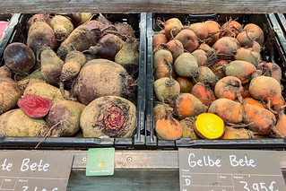 Rote und Gelbe Bete, Hofladen am Dümmer, Hüde