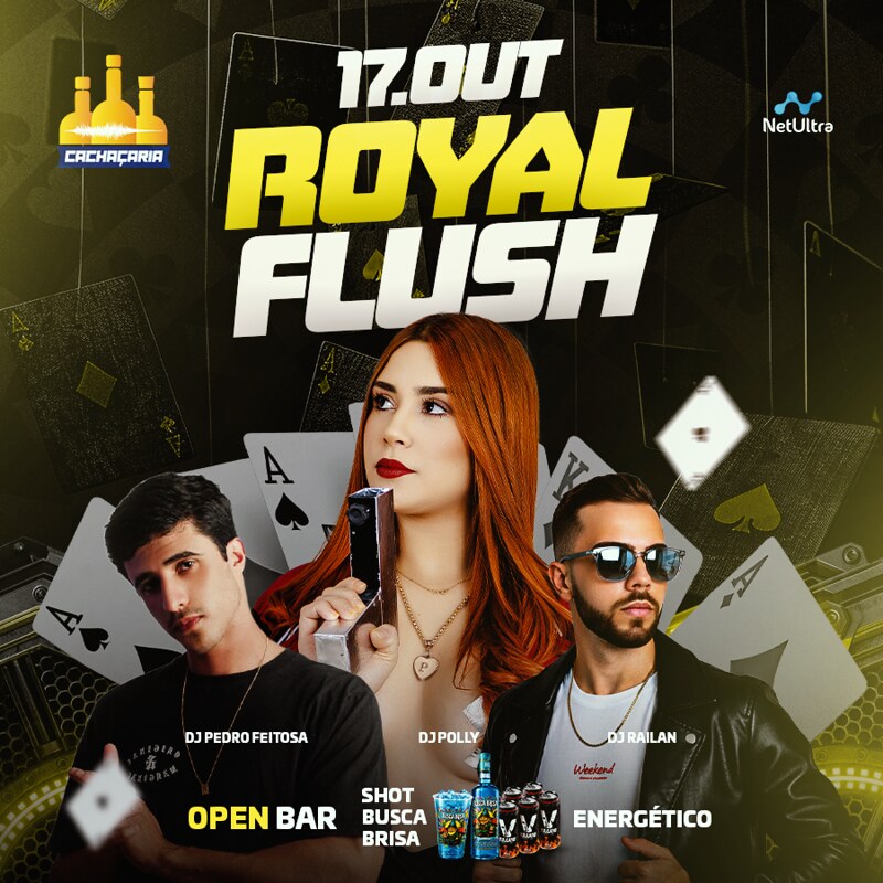 ROYAL FLUSH - CACHAÇARIA