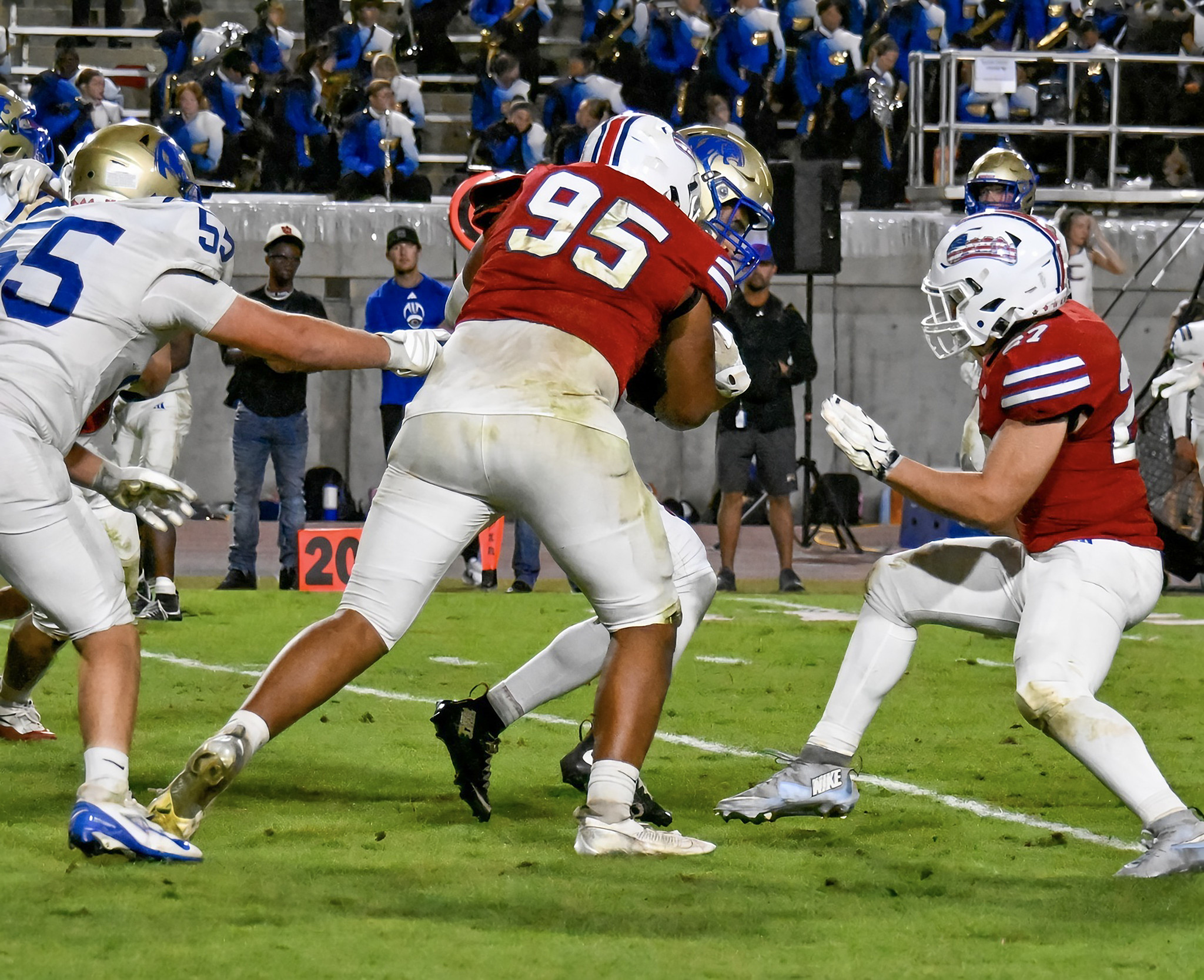 Thomas Kelly with a big stop