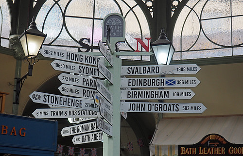 Bath 077 - More signs in the market.