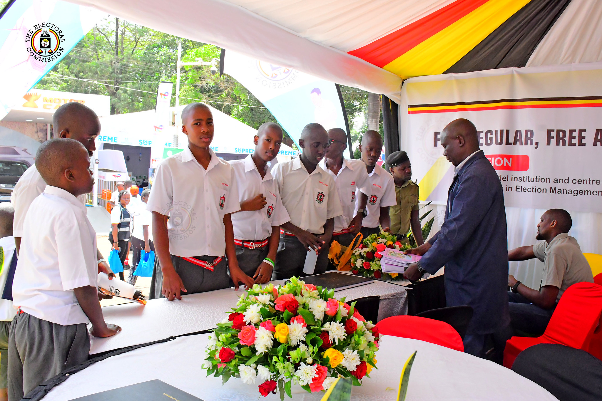 The Electoral Commission at the 32nd UMA Trade Show, UMA Grounds, Lugogo