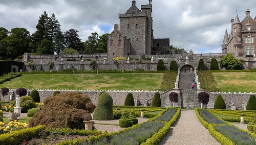 Stairs at Drummond Castle Gardens