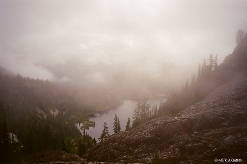 Snow Lake in Fog