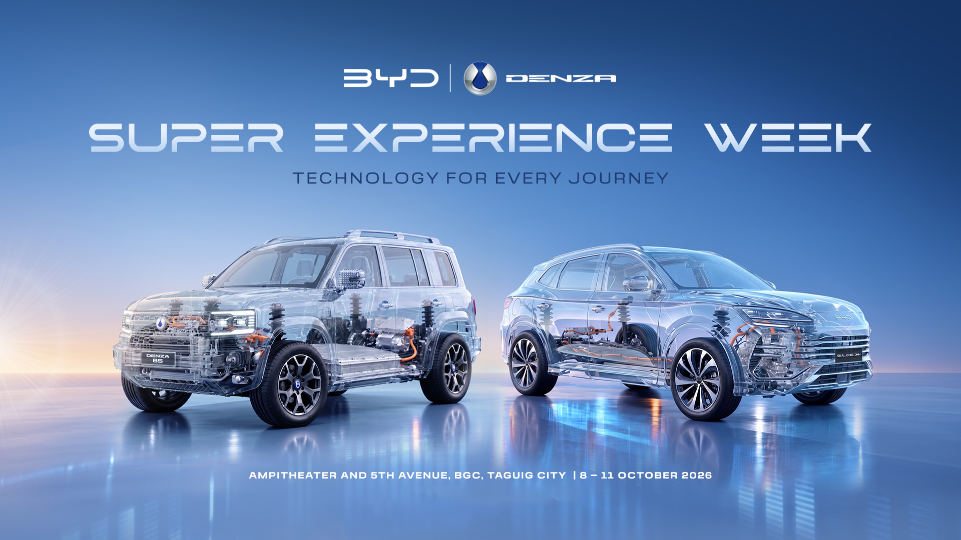 Get closer to BYD and Denza at Super Experience Week