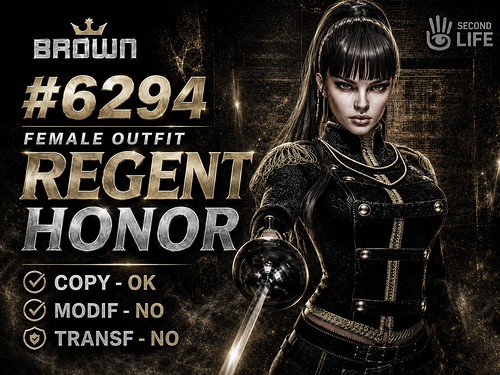 WOMAN VEST FOR SECOND LIFE GAME  6294 Female Outfit Regent's Honor LARAX REBORN LEGACY | by brownslmotors