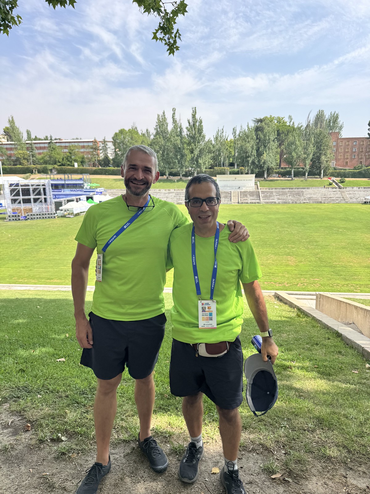 Con mi compañero Titu