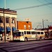 BC Hydro Western Flyer E800 trolley coach operating on Granville St.