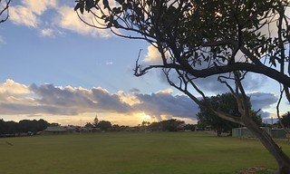 Flickr photo: Sunset from the free RV camp..