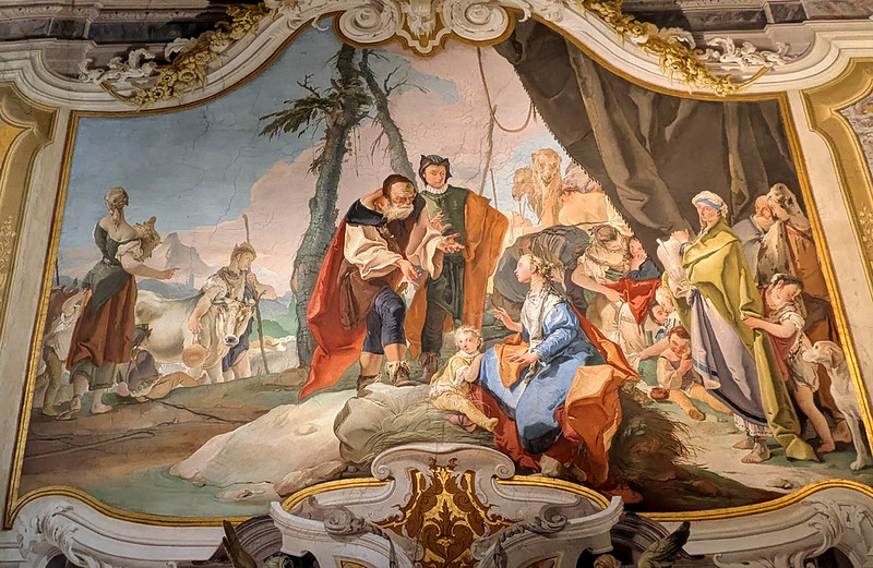 "Rachel Hiding the Idols from her Father Laban" (1726 and 1728) by  Giovanni Battista Tiepolo - Museo Diocesano e Gallerie del Tiepolo - Udine - Friuli-Venezia Giulia, Italy