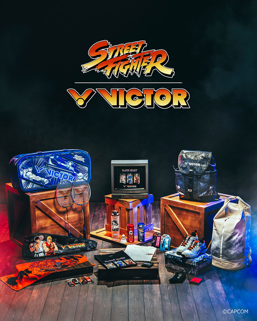 格鬥魂注入羽球場!VICTOR攜手《Street Fighter 快打旋風》推出聯名系列 18 VICTOR 261008-20