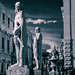 			<p><a href="https://www.flickr.com/people/21437531@N05/">ziggysnaps</a> posted a photo:</p>
	
<p><a href="https://www.flickr.com/photos/21437531@N05/55582996816/" title="Italy Sycily Catania, 2026-04-07 - Historic Stone Statues Overlo"><img src="https://live.staticflickr.com/65535/55582996816_7aab5da592_m.jpg" width="159" height="240" alt="Italy Sycily Catania, 2026-04-07 - Historic Stone Statues Overlo" /></a></p>

<p>Two prominent stone statues stand facing away from the viewer, overlooking a traditional European cityscape with architectural details and a dome in the background. The low-key lighting and monochrome filter with teal and dark tones create a dramatic and antique atmosphere. This image is suitable for travel blogs, historical content, editorial features, or design projects seeking a classic and evocative European urban setting.</p>
