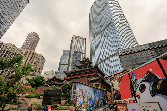 Chongqing travel photography featuring Hongyadong, riverside views, and the city skyline - Chongqing