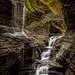 Rainbow Falls in Watkins Glen State Park