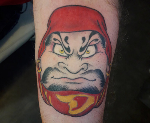 Daruma puppet draw
