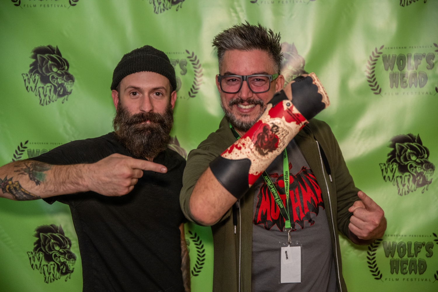 surprise arm at wolf's head film festival